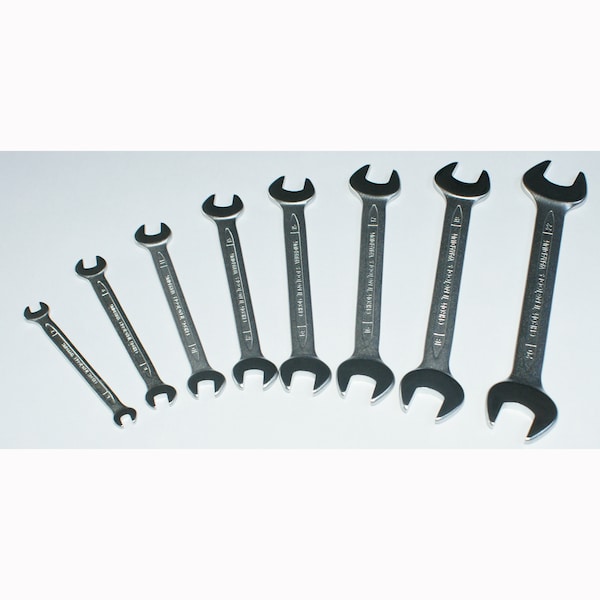 8 Piece Double Open Ended Wrench Set 6 To 22mm - 6208